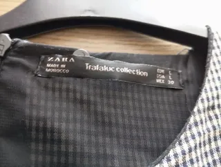 Vestido Zara cuadros talla L