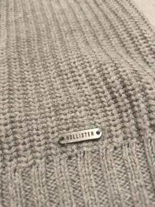 Jersey punto Hollister gris talla XS