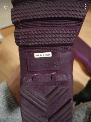 Botas Hunter Moradas