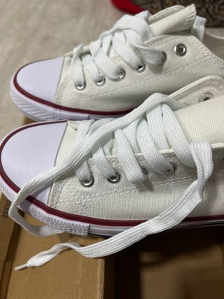 Bambas blancas talla 38 sin estrenar