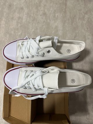 Bambas blancas talla 38 sin estrenar