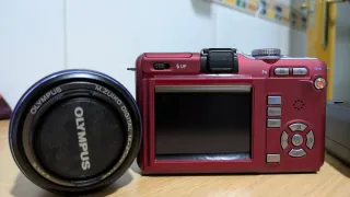 Cámara Olympus PEN E-PL1 Rosa/Plata