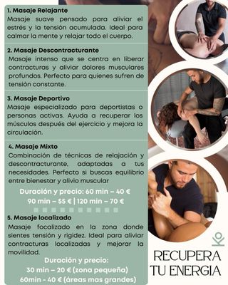 Masajes profesionales