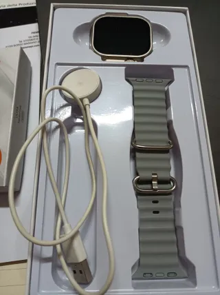 Smartwatch S9 Ultra 49mm Oro/Argento