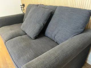 Sofá Cama Ikea Gris Tela