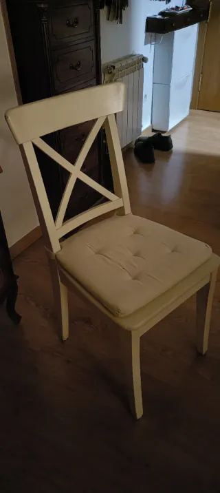 Mesa redonda blanca 120 cm