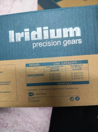 Carretes de pesca Iridium 60