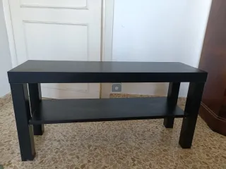 Mesa auxiliar negra Ikea