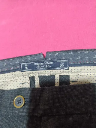 Pantalón de vestir gris caballero Talla 50