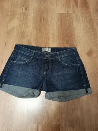 Pantalón vaquero corto mujer talla 40