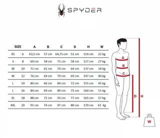 Chaqueta esquí niño Spyder talla 12