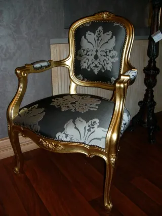 Tapicero butaca Luis XV