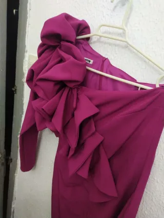 Vestido fiesta rosa/morado