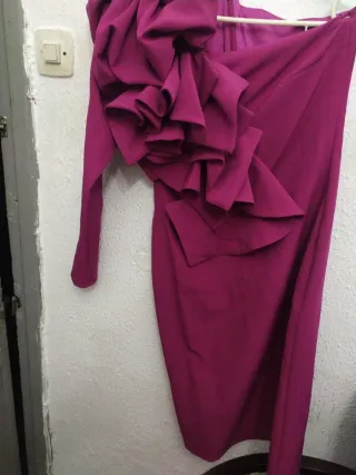 Vestido fiesta rosa/morado