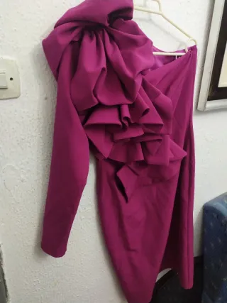 Vestido fiesta rosa/morado