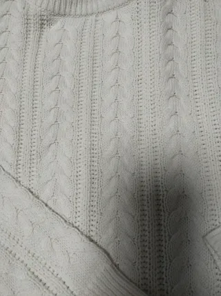 Suéter Bershka Beige Talla S ancho