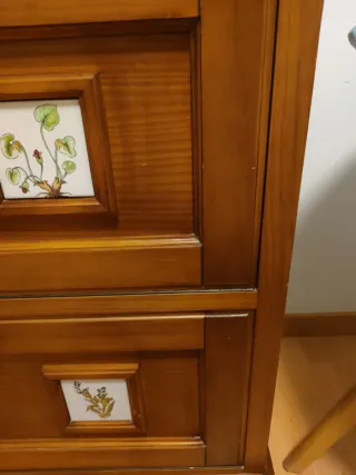 Zapatero familiar doble madera con cajones extra