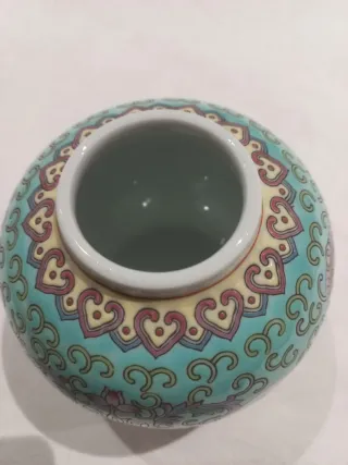 Jarrón Tibor Chino Porcelana