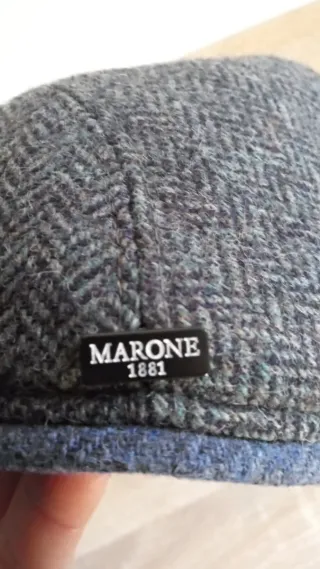Sombrero Marone 1881 Hombre Gorro Azul/Gris