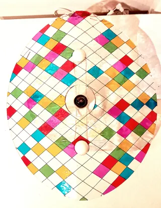 Lampada da parete Toffoli Arlecchino anni '80