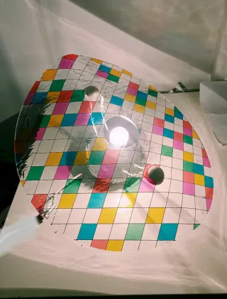 Lampada da parete Toffoli Arlecchino anni '80