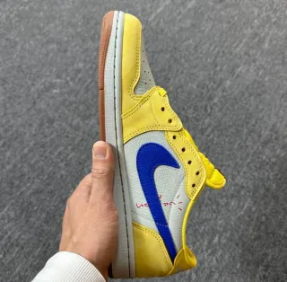 Nike Air Jordan 1 Low Amarillo Azul