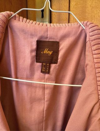 Casaco Rosa Mango Tamanho M