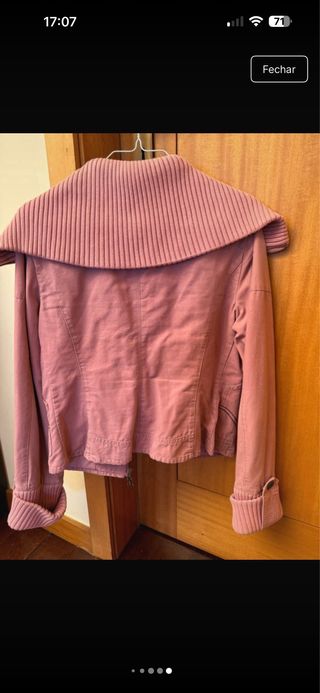 Casaco Rosa Mango Tamanho M