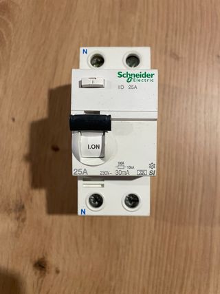 Interruptor Diferencial 2P 25A Schneider Electric