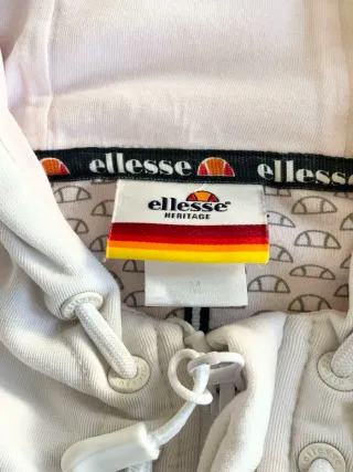Sudadera con capucha Ellesse blanca