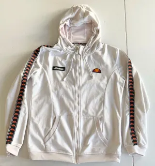Sudadera con capucha Ellesse blanca