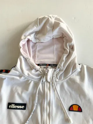 Sudadera con capucha Ellesse blanca