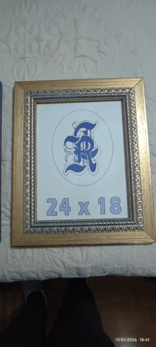 Marcos de Fotos Dorados y Azules