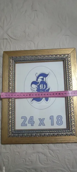 Marcos de Fotos Dorados y Azules