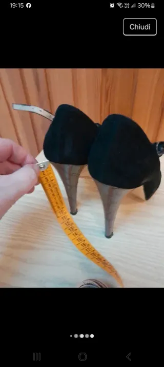 Décolleté Nero Tacco 10 Vero Cuoio