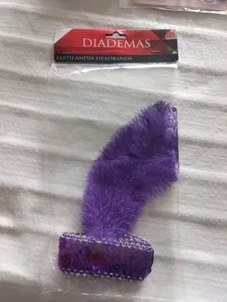 Diademas de Plumas para Disfraz