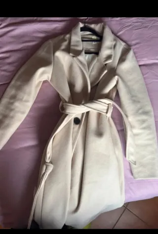 Cappotto donna lungo beige