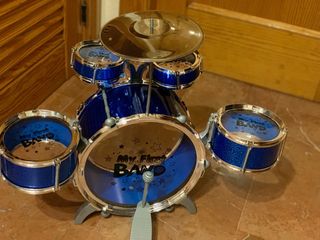 Batería Musical Infantil Azul