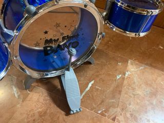 Batería Musical Infantil Azul