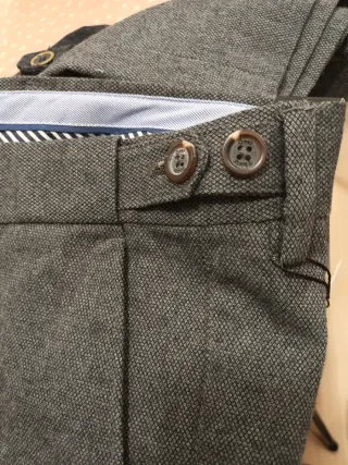Pantalón de vestir gris talla 50