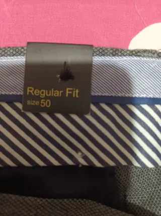 Pantalón de vestir gris talla 50