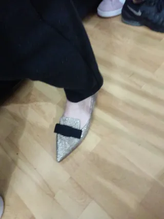 Zapatos planos Jimmy Choo dorados