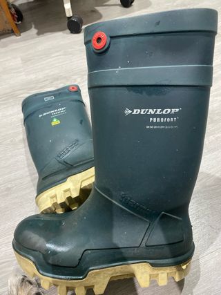 Botas de pescador Dunlop verdes