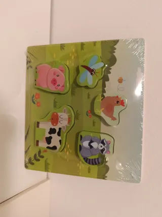 Puzzle infantil animales granja sin abrir
