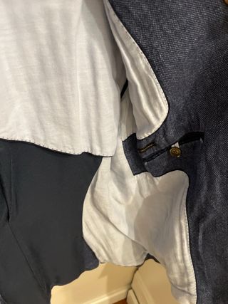 Chaqueta Massimo Dutti Azul Mujer