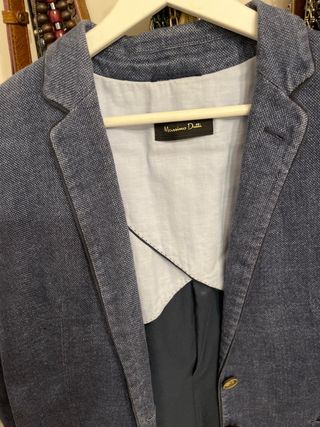 Chaqueta Massimo Dutti Azul Mujer