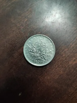 Moneda Francesa República, 5 frances