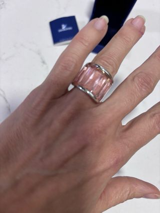 Anillo Swarovski Rosa Talla S