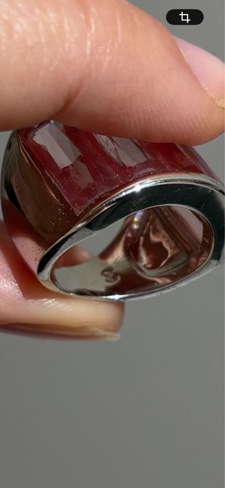 Anillo Swarovski Rosa Talla S