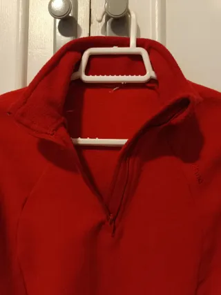 Forro polar Quechua rojo